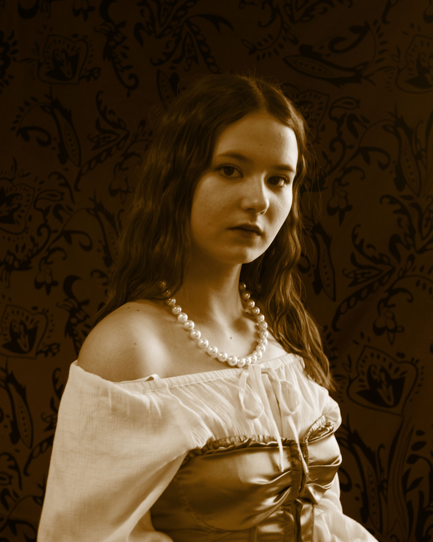 Sepia Julia by Windowlight