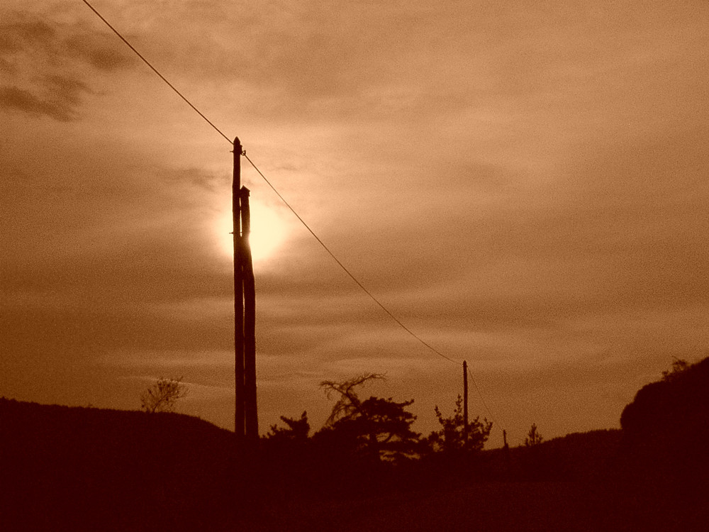 Sepia, le poteau