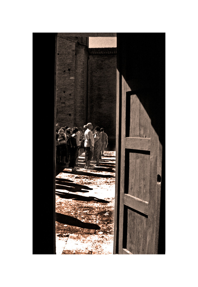 Sepia's door