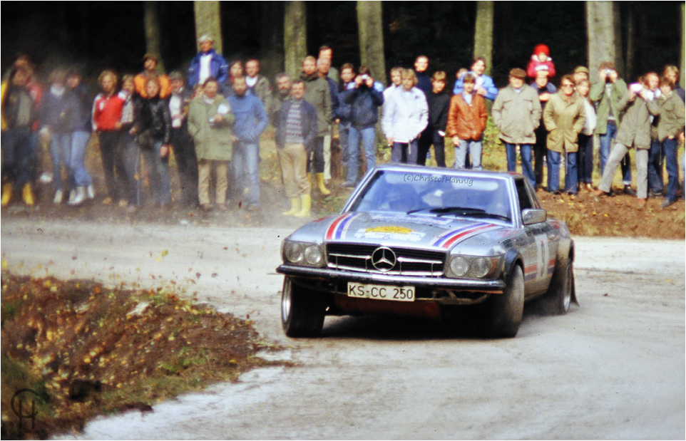 Sepp Haider - Mercedes 500 SL - Deutschland Rallye 1982