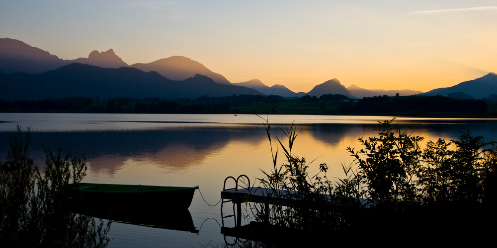 Septemberabend am Hopfensee