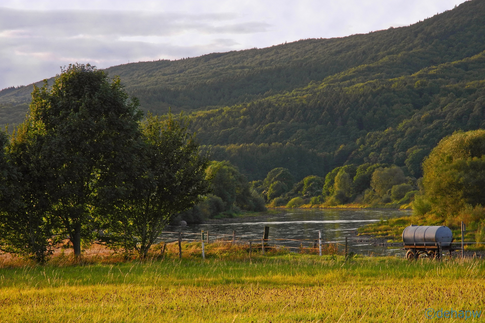 Septemberabend im Weserbergland