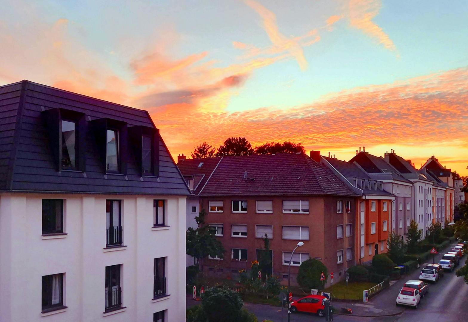 Septemberabendhimmel