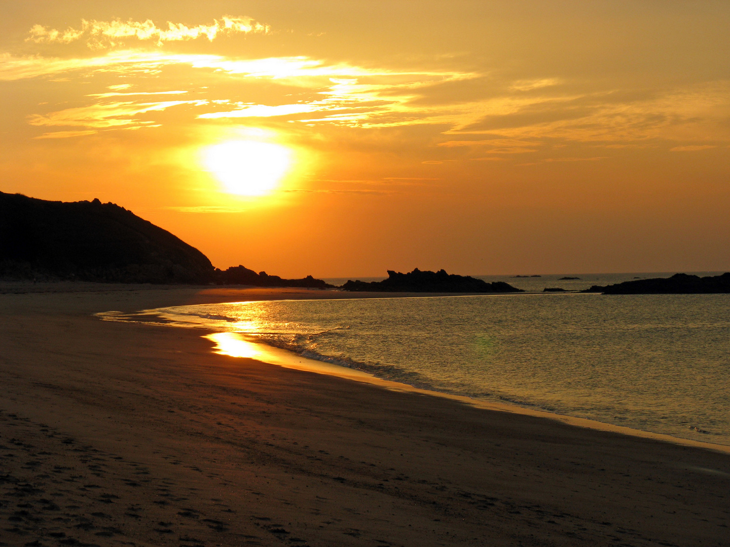 Septemberabend,Saint Coulombe,Bretagne