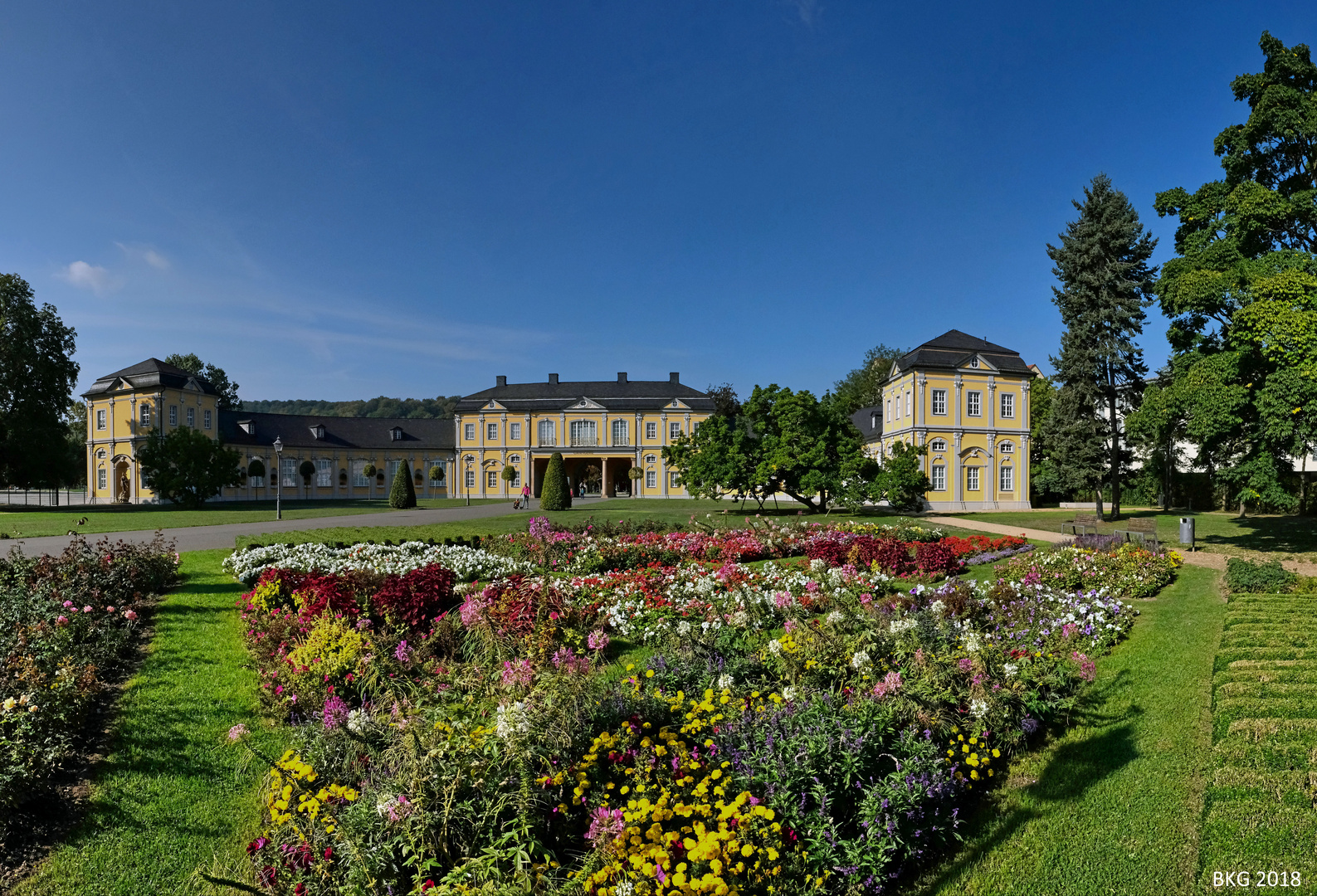 Septemberblüten Orangerie Gera