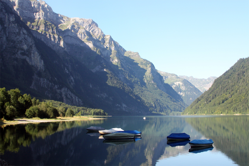 Septembermorgen am Klöntalersee