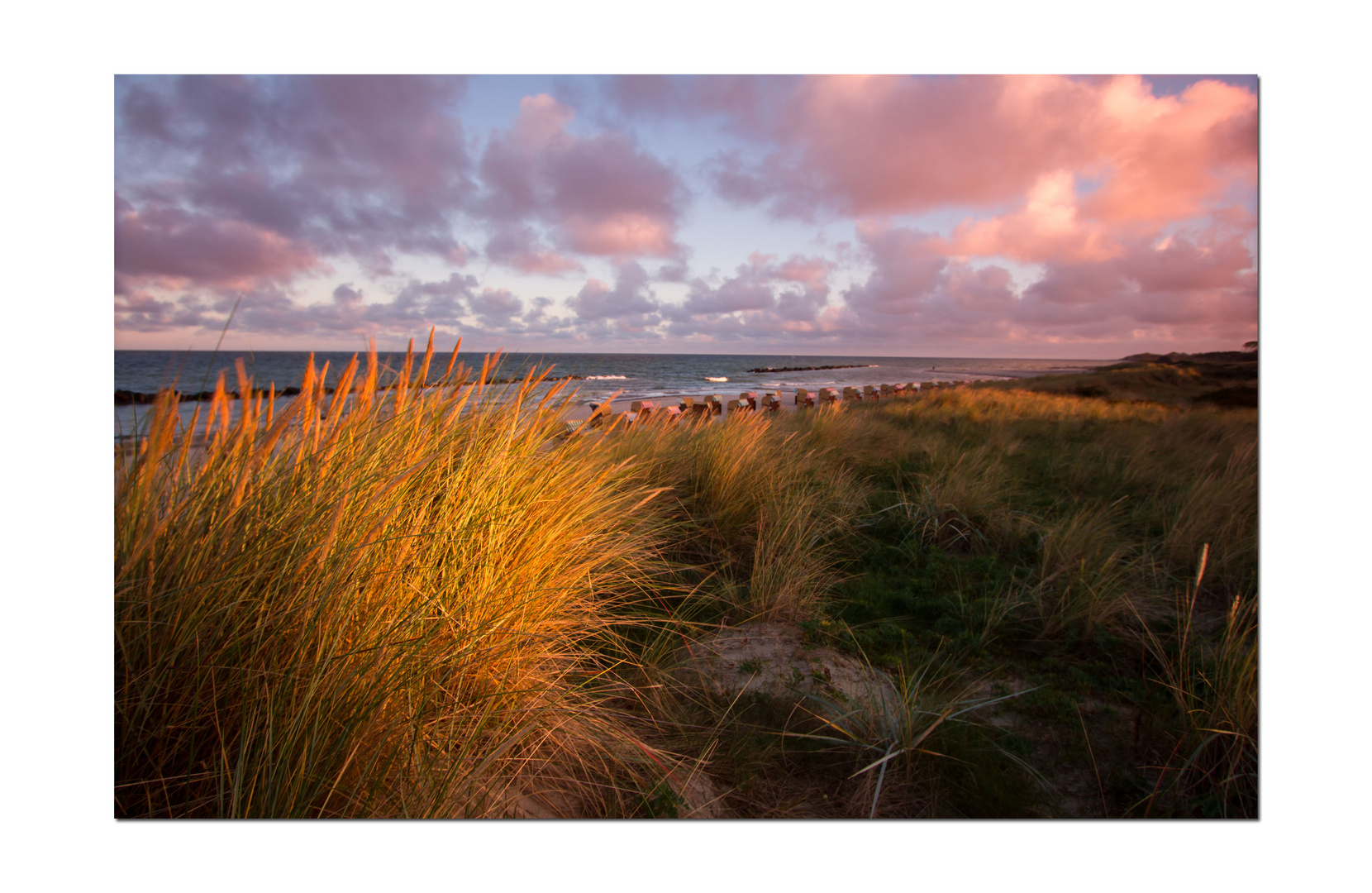 Septembermorgen am Strand von Wustrau