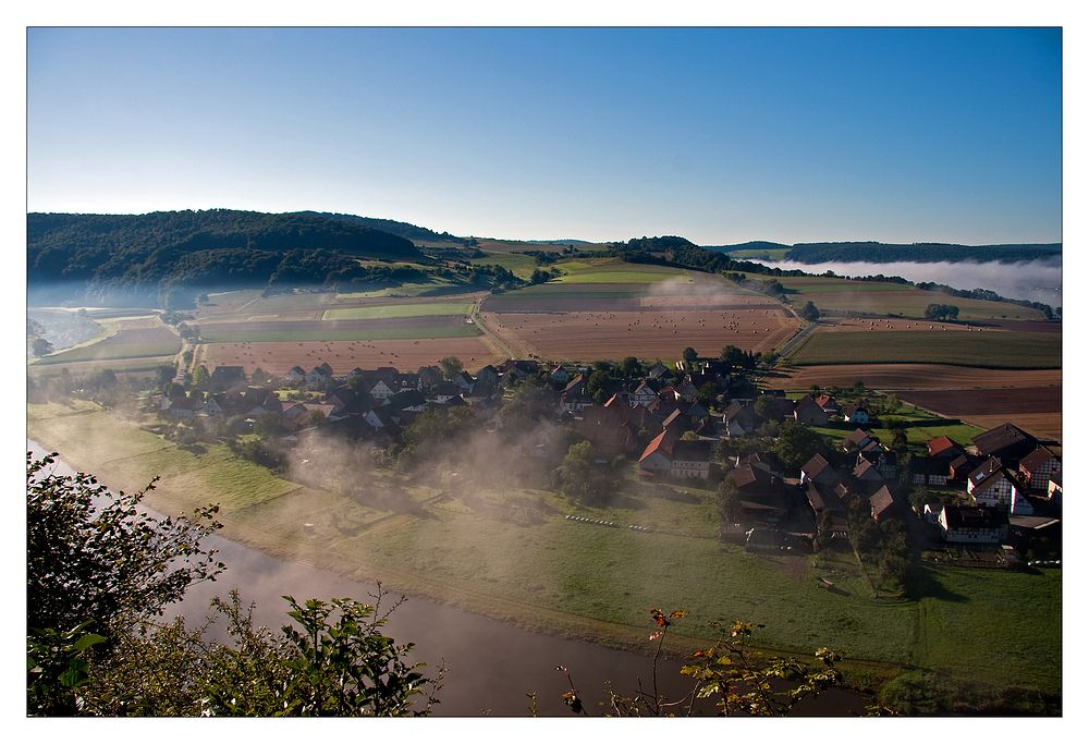 Septembermorgen im Weserbergland