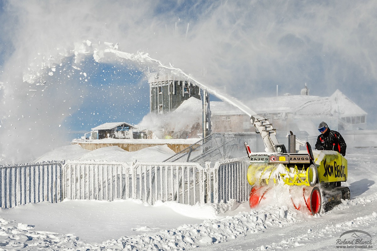 Septemberschnee auf der Zugspitze