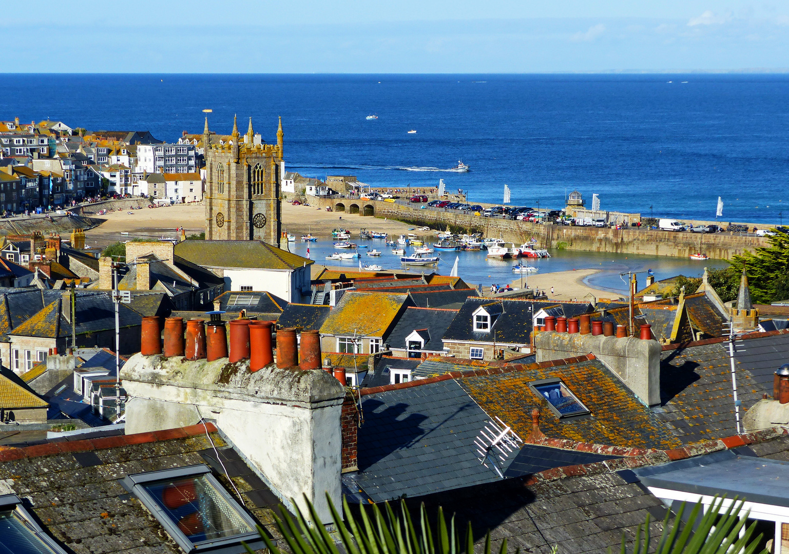 Septembersonne über St. Ives