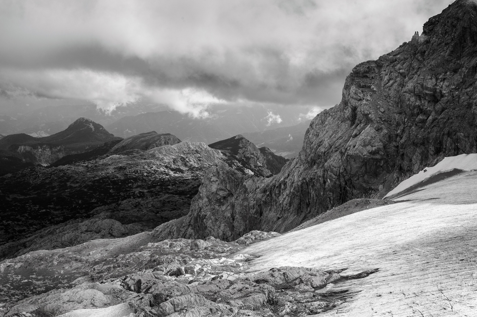 Septemberwetter auf dem Dachstein