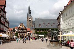 Ser Marktplatz von Quedlinburg