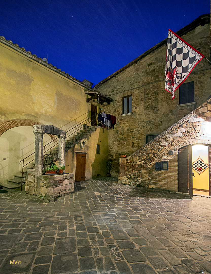 Sera a San Quirico d'Orcia