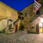 Sera a San Quirico d'Orcia