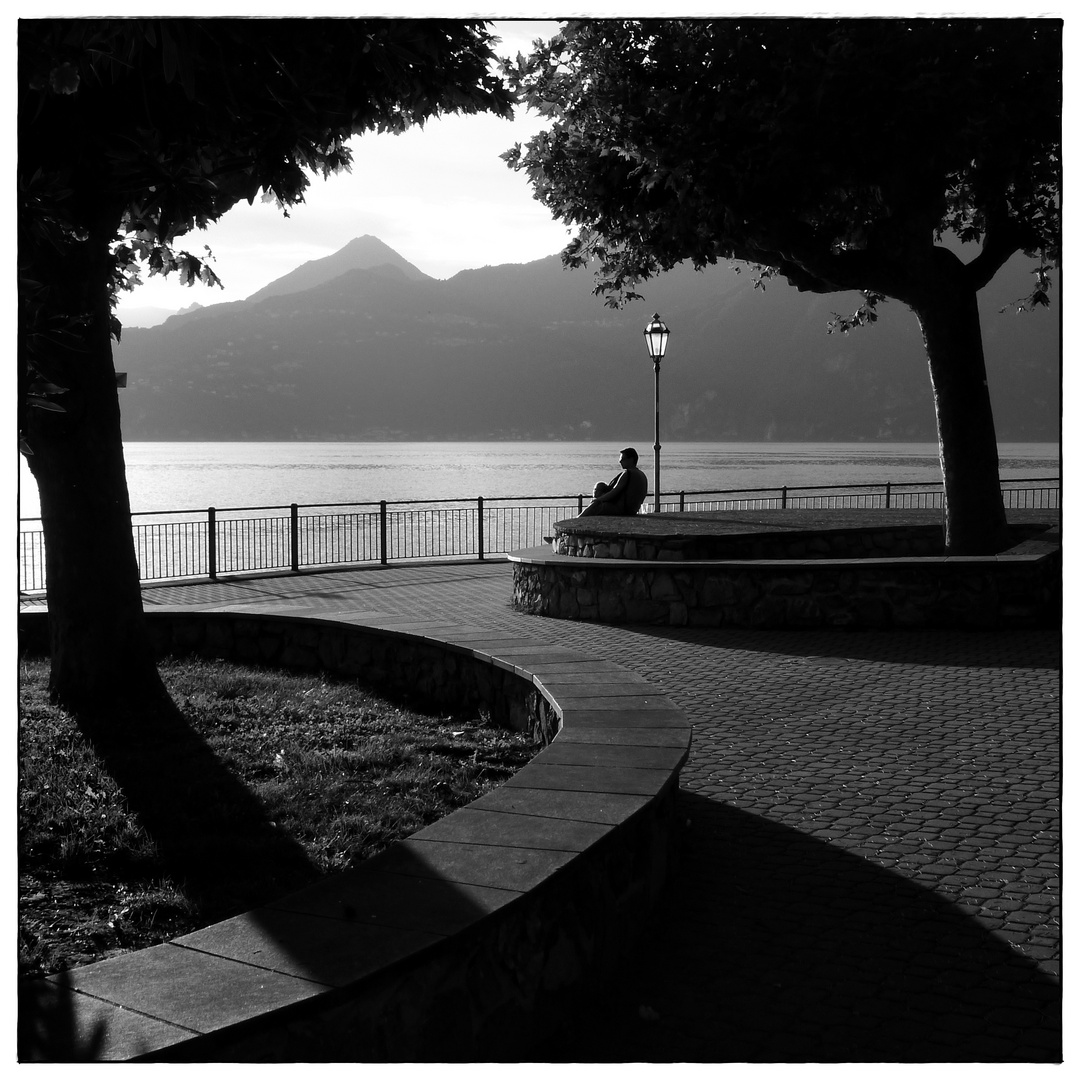 Sera sul lago di Como