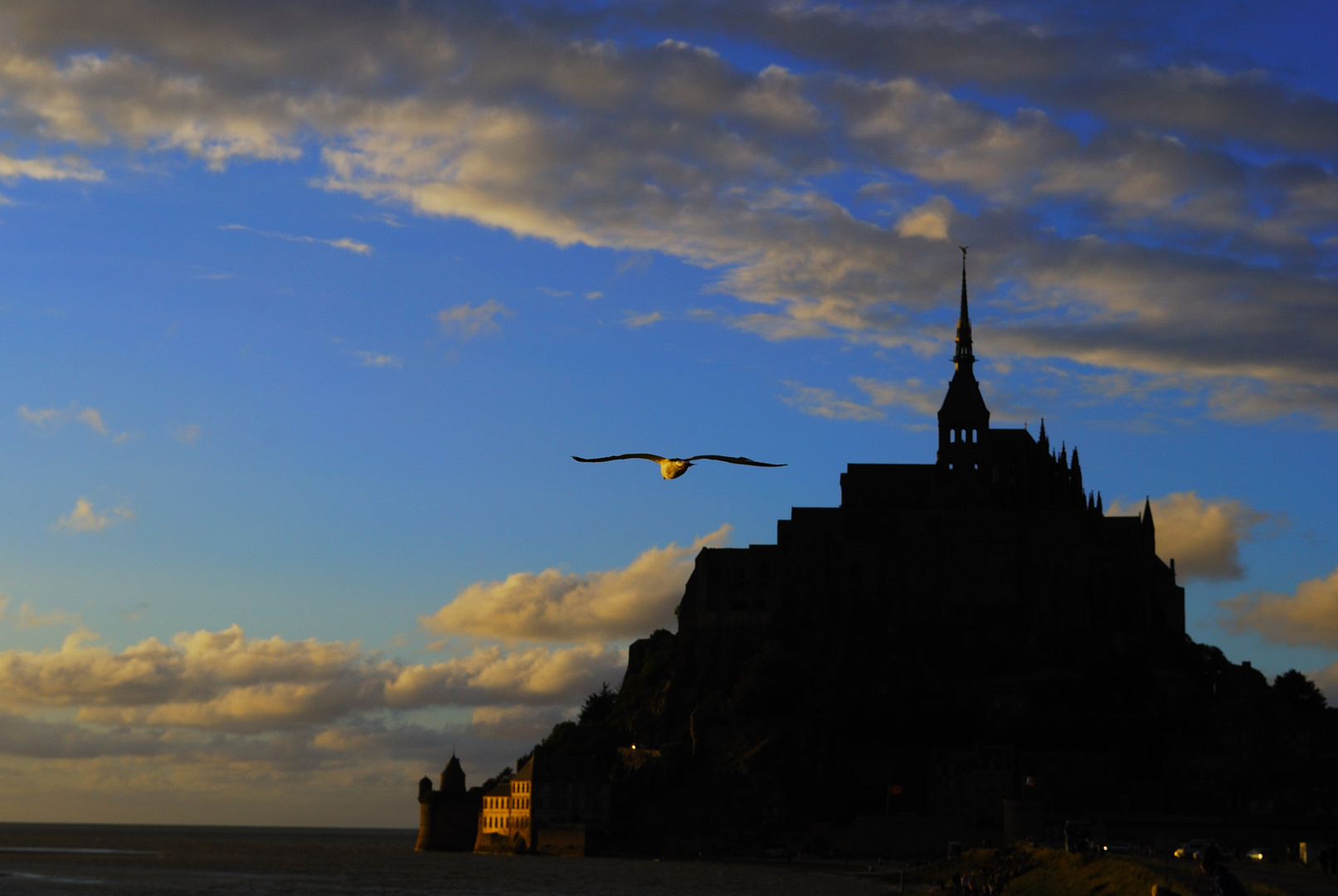 serata a Mont-Saint-Michel