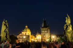 Serata sul ponte Carlo, Praga