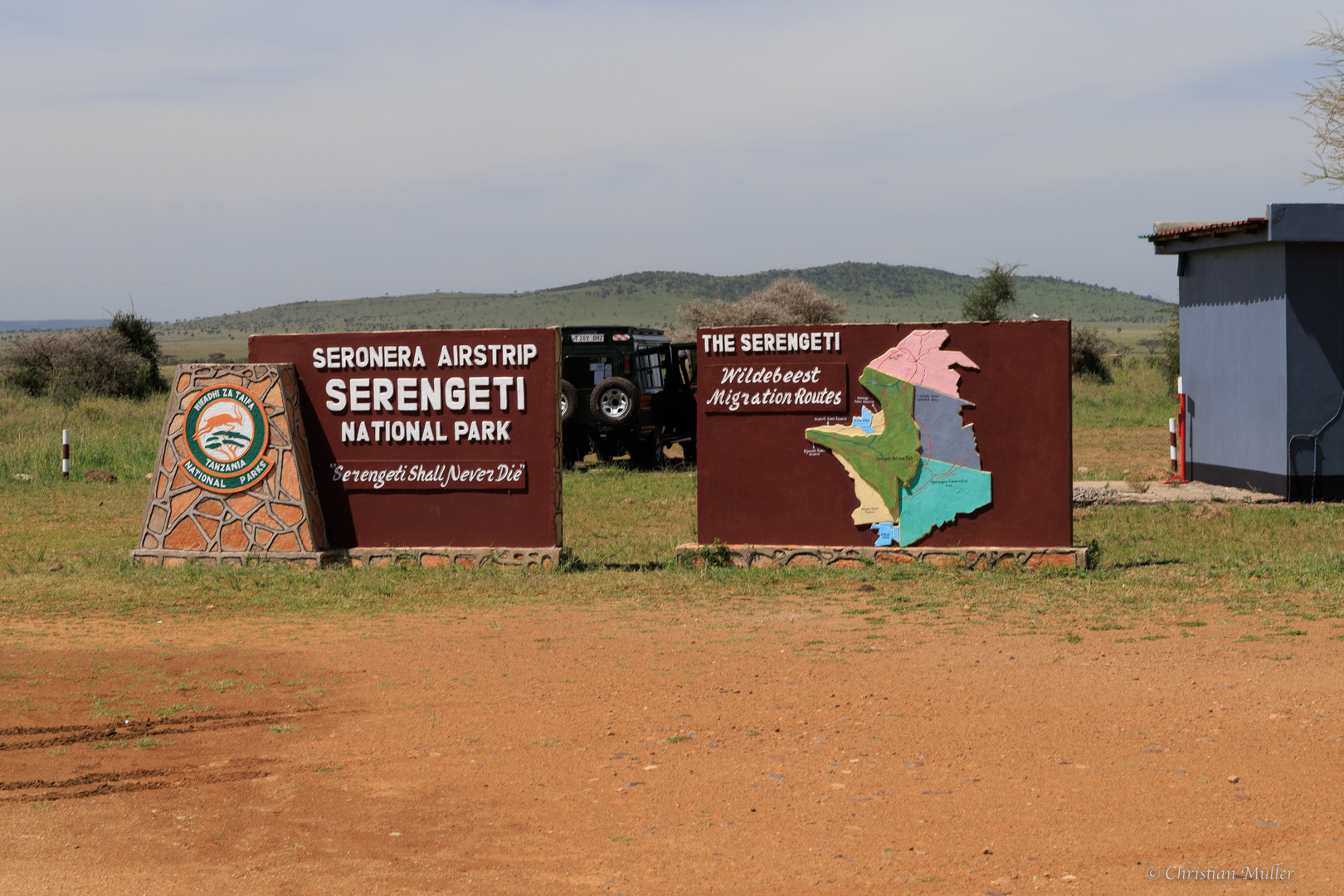 Serengeti: Ankunft auf dem Seronera-Flughafen