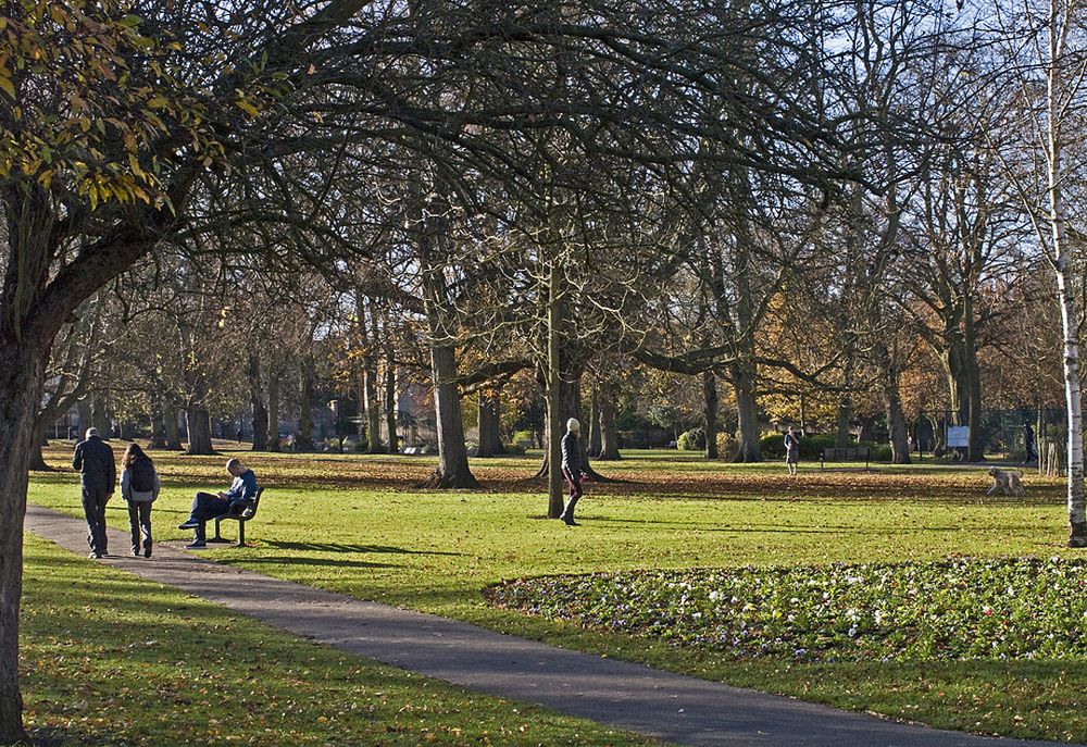 Sérénité au parc « Christ’s Piece »  --  Cambridge  --  Ausgeglichenheit im " Christs Piece " Park