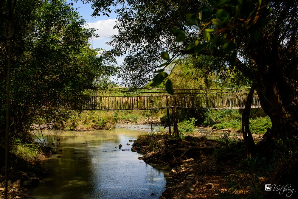 Serepok river in dry season