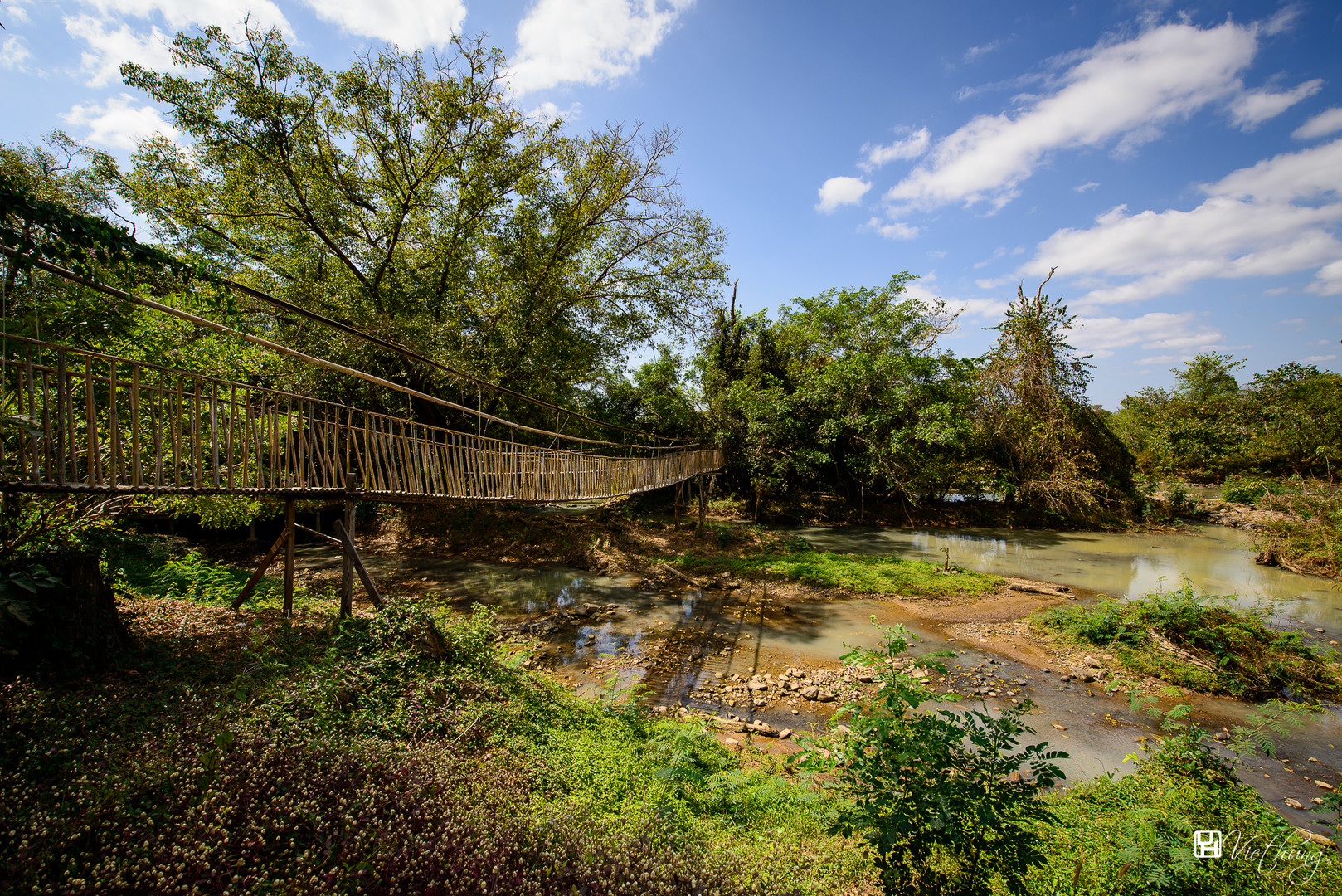 Serepok river in dry season