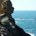 Serge Gainsbourg au Rocher de la Vierge (Biarritz)