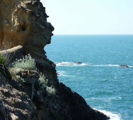 Serge Gainsbourg au Rocher de la Vierge (Biarritz)