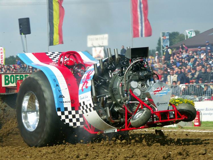 Serge Jacobi mit seinem Roude Léiw - EM Füchtorf 2004