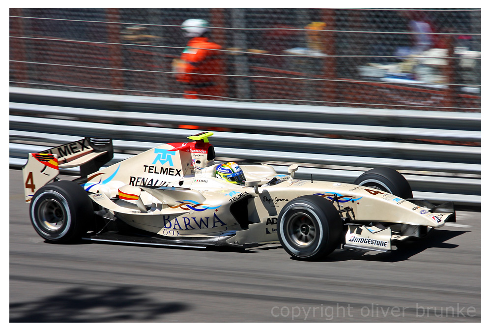 Sergio Perez, Barwa Addax, Monaco 2010