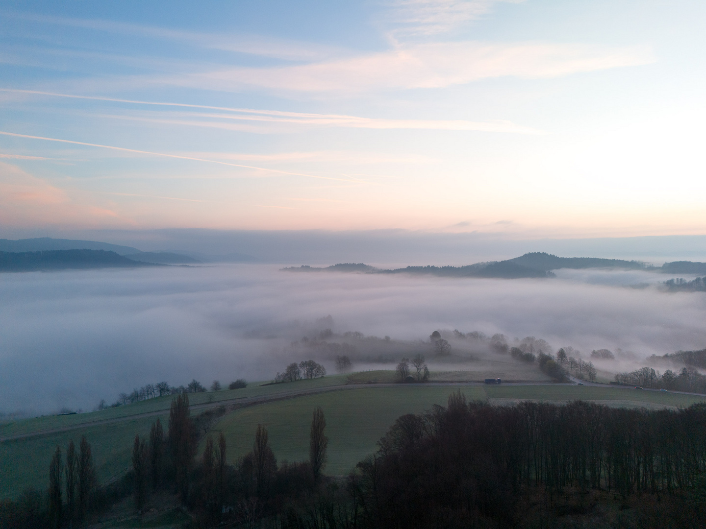 Serie: Morgennebel im Odenwald