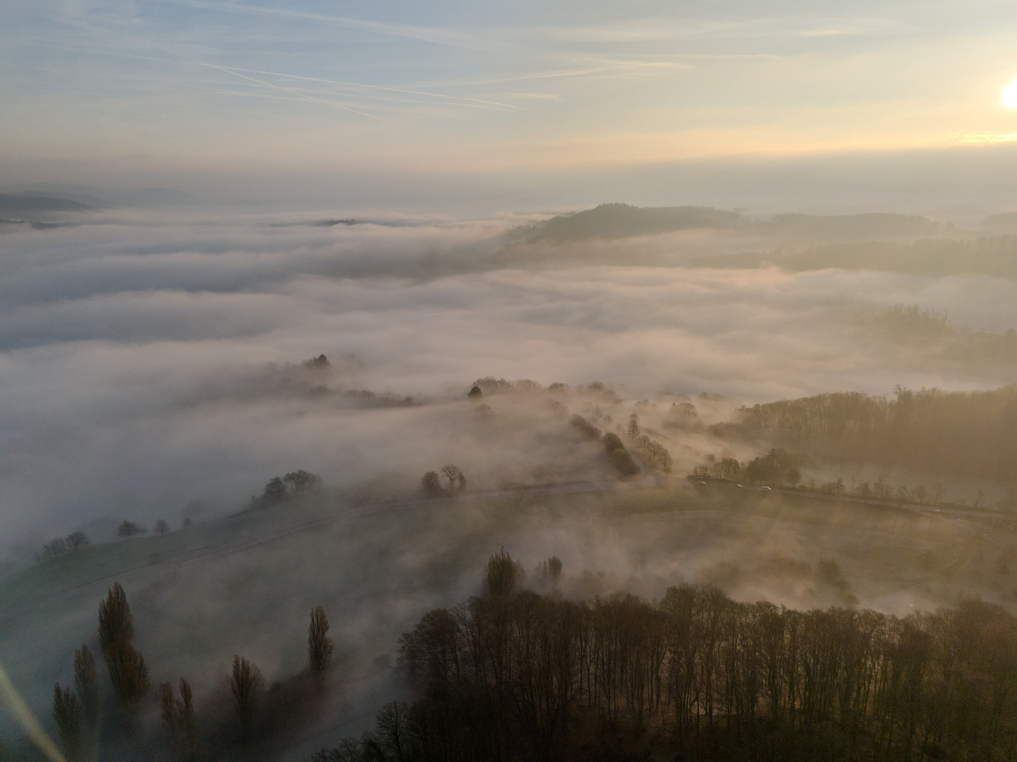 Serie: Morgennebel im Odenwald