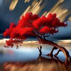 Serie roter Baum 