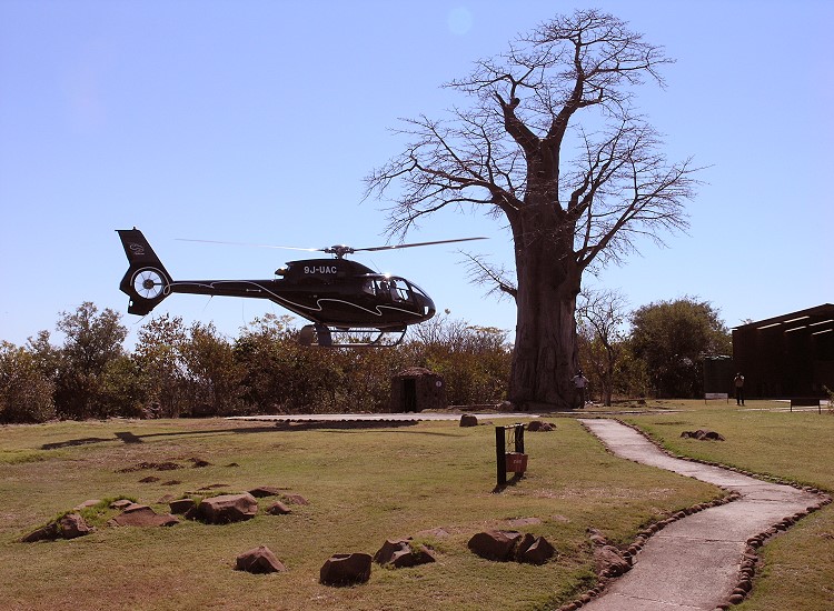 Serie Victoria Falls & Zambesi; Start am Baobab Ridge bei Livingstone