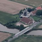 Seriemer Mühle bei Neuharlingersiel - von oben gesehen