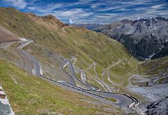 Serpentinen zum Stilfser Joch - Vinschgau - Südtirol