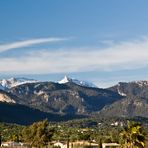 Serra de Tramuntana mit Schnee