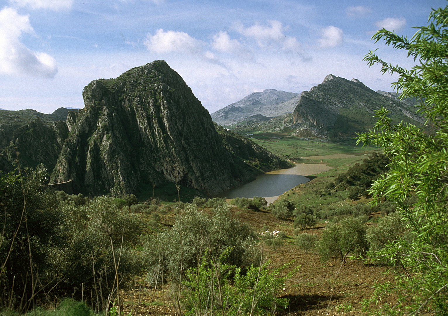 Serrania de Ronda - kleiner Stausee