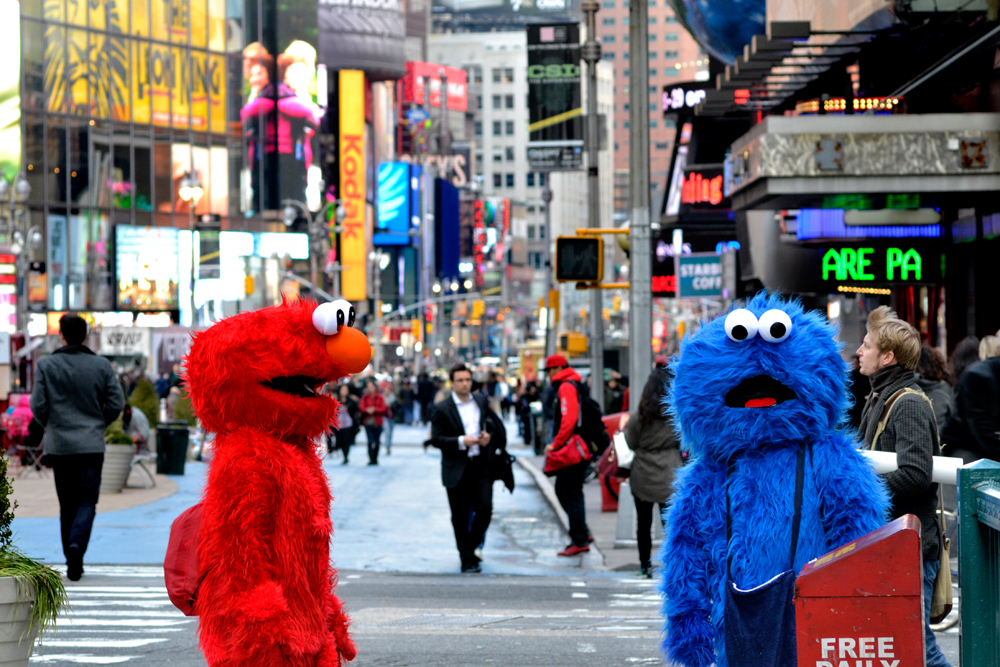 sesame street is everywhere