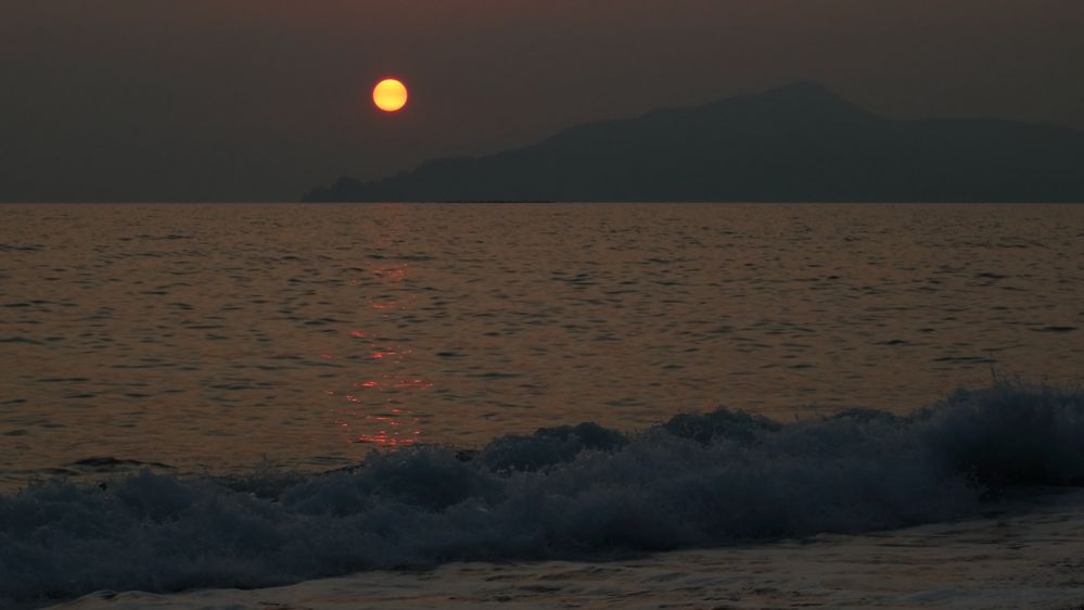 Sestri Levante /St. Anna Beach am Abend