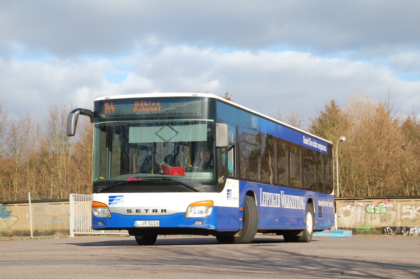 Setra auf Linie 144 in Kitzscher