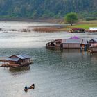 Settlement at the Khao Laem dam