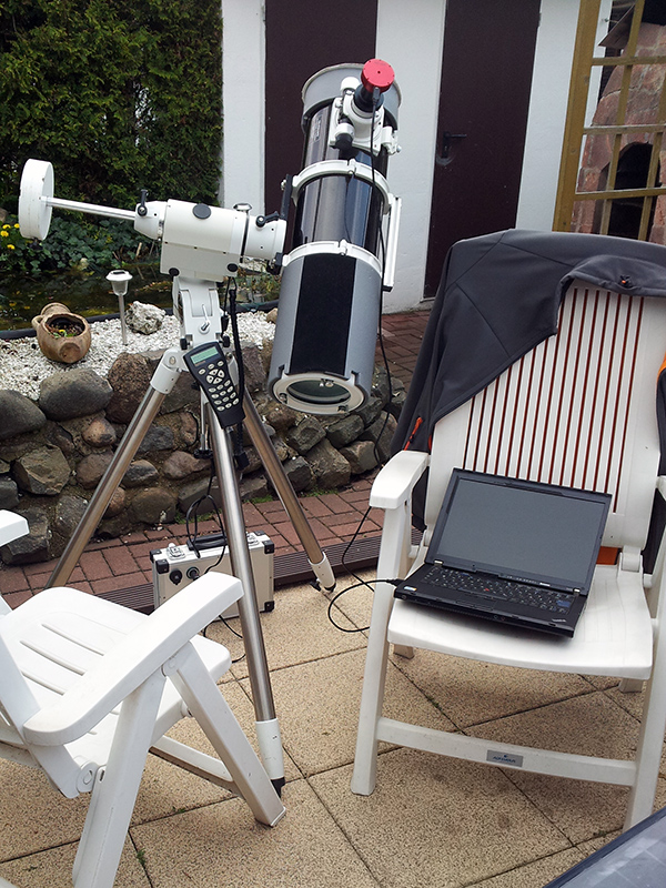 Setup zur Sonnenfotografie