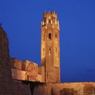 Seu Vella de LLeida al anochecer