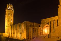 Seu Vella de Lleida nocturno 2