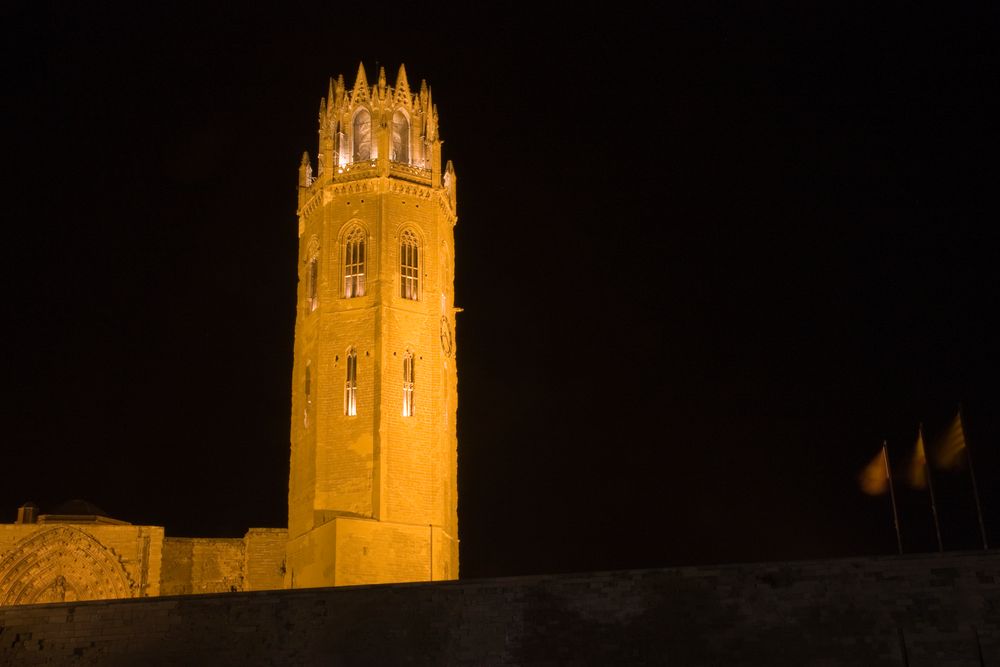 Seu Vella de Lleida nocturno 3