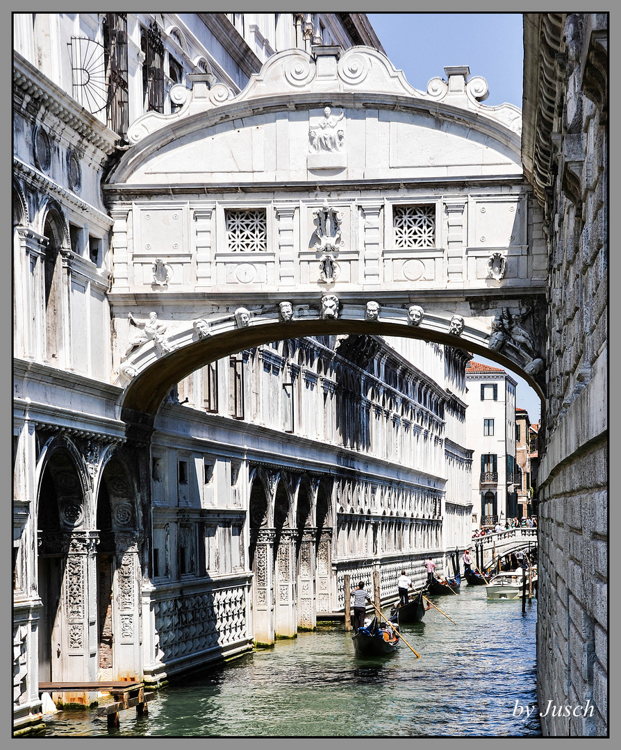 Seufzerbrücke in Venedig