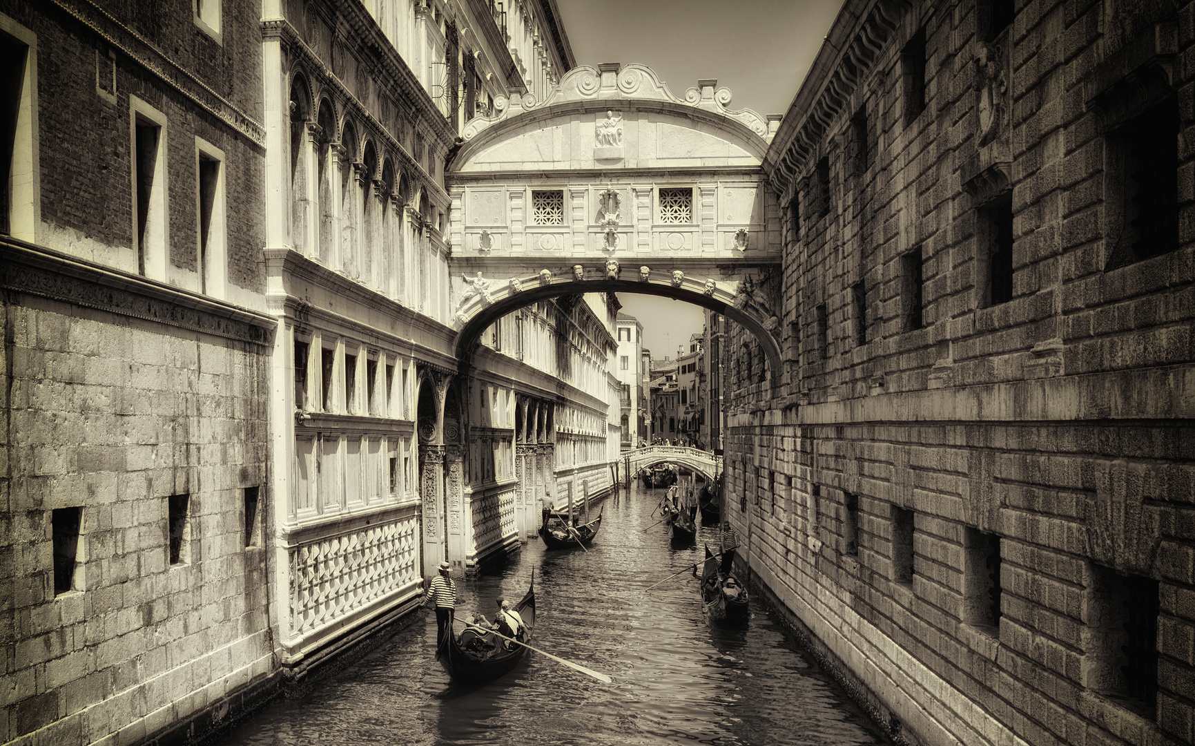 Seufzerbrücke Venedig -  Ponte dei Sospiri