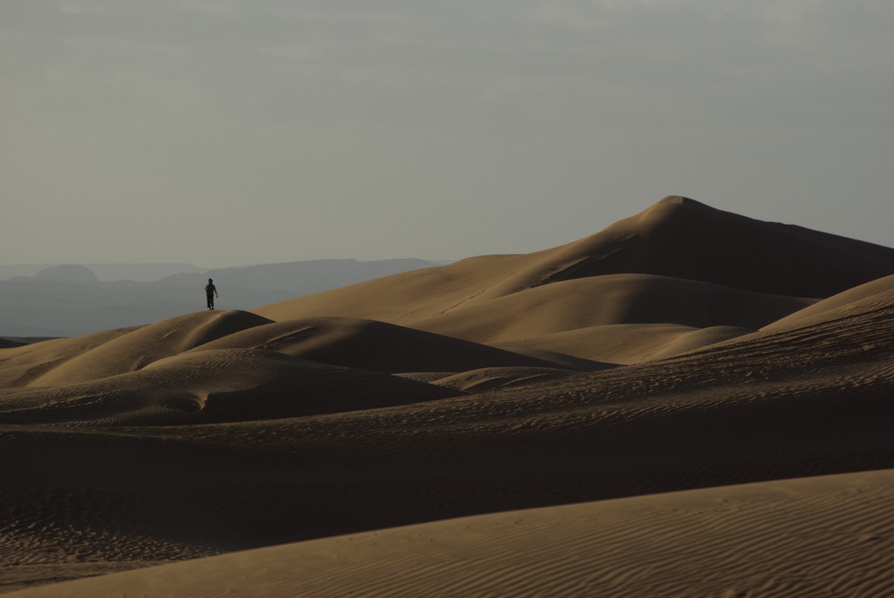 Seul face à l'immensité