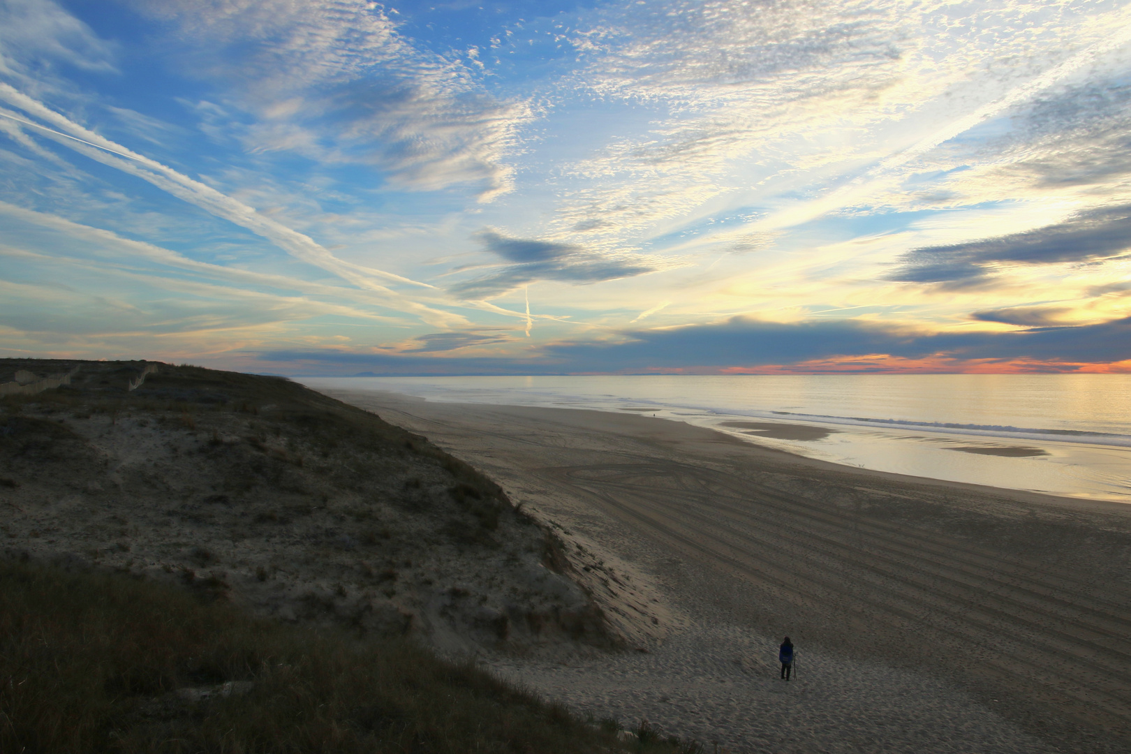 Seul sur la plage !