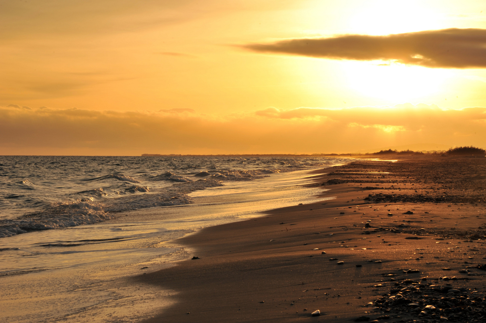 Seul sur la plage